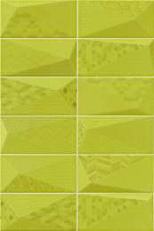 Настенная плитка Mainzu Diamond Fancy Y-Green 10x20
