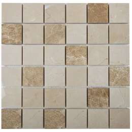 Мозаика Chakmaks Anatolian Stone 50x50 Pino Emperador (5x5) 31,8x31,8