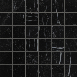 Мозаичный декор FAP Roma Diamond Nero Reale Macromosaico 30x30